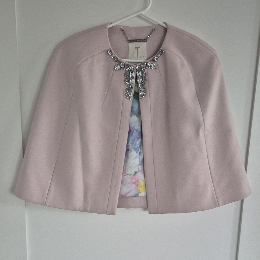 Ted Baker Pink Embellished Cape